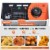 2500W 12L Commercial Electric Deep Fryer Single Tank Stainless Steel French Fry Restaurant Perspective: left
