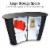 Pop Up Counter Portable Trade Show Display Podium Promotion Retail Speech Bag Stand Perspective: left