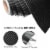 5' x 100' 4D Carbon Fiber Vinyl Wrap Rolls for Vehicle Motorcycle Sticker Black Perspective: left