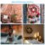 PATIKIL 6pcs Dream Catcher Rings Metal Macrame Wreath Floral Craft Perspective: left