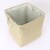 uxcell Square Fabric Collapsible Storage Basket Bin with Handle Perspective: left