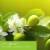 Tuscany Scented Jar Candle Lime Blossom Perspective: left