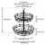 Kitcheniva Countertop Fruit Basket Stand - 2 Tier Perspective: left