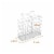 Kitcheniva Stainless Steel Dish And Cup Drying Rack Silver, 2 Tier Perspective: left