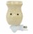 Dawhud Direct Iii Antique White Ceramic Accent Wall Plug-in Wax Warmer Perspective: left