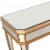 Camden Isle Finley 1 Drawer Mirrored Console Table Perspective: left