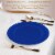 Light Blue Flat Round Disposable Plastic Wedding Value Set (60 Sets) Perspective: left