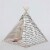 Wonder&Wise Indoor Baby Kids Foldable Activity Toy Teepee Play Tent w/ Llama Mat Perspective: left