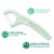 Plackers™ Micro Mint Dental Flossers Value Size Perspective: left