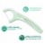 Plackers ™ Micro Mint Dental Flossers Perspective: left