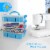 Bins  Things 4 Trays Light Blue Craft Organizers & Storage Box Perspective: left