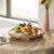 Vintiquewise QI004378 Natural Wooden Round Dish Ornament Slice Tray Table Charger with Height Perspective: left