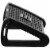 Basicwise Black Triangular Footrest With Soothing Massage Points And Rollers Perspective: left