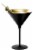 Stolzle Lausitz Olympia Cocktail Glasses - Matte Black/Gold - 2 Pack Perspective: left