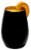 Stolzle Lausitz Olympia Tumbler - Matte Black/Bronze Perspective: left