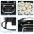 Gymax Portable Propane Outdoor Gas Fire Pit W/ Cover & Carry Kit 19-Inch 58,000 BTU Perspective: left