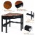 Costway Corner Computer Desk Laptop Writing Table Wood Workstation Home Office Furniture Coff Perspective: left