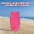 Goplus 41'' Super Lightweight Bodyboard Surfing W/Leash EPS Core Boarding IXPE Pink Perspective: left