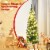 Gymax  5' Christmas Tree PVC Artificial Holiday Decor Slim Pencil Tree Metal Stand Perspective: left