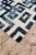 Feizy Lorrain Tufted Greek Key Wool Area Rug - Noir Black Perspective: left