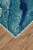 Feizy Rugs Brixton Contemporary Watercolor Runner Rug - Atlantic Blue Perspective: left
