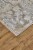 Feizy Micah Modern Metallic Fluid Area Rug - Silver/Ivory Bone Perspective: left