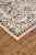 Feizy Rugs Kano Distressed Geometric Floral Area Rug - Charcoal Gray/Ivory Perspective: left
