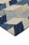 Feizy Rugs Arazad Tufted Graphic Chevron Area Rug - Cobalt Blue/Ivory Perspective: left