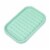 VOCOSTE Soap Cleaning Storage Keep Dry Home Bathroom Kitchen Silicone Soap Dish Perspective: left