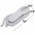 Slimline White Colored Phone For Wall Or Desk With Memory Perspective: left