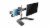 Dual Screen VESA and Tablet Workstation Perspective: left