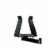 Cup Holder and Towel Rack Gym Buddy Add-On for CTA Digital Floor Stands Perspective: left