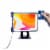 CTA Digital Anti-Theft Security Case with Stand for iPad 7th Gen 10.2, iPad Air 3 Perspective: left