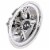 Yescom 4pcs 8 SS Chrome Golf Cart Wheel Cover Hub Cap for EZGO Club Car Yamaha Easy Snap-in Perspective: left