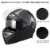 DAHR RUN-F1OT Motorcycle Full Face Helmet Dual Visors Sun Shield ABS Street Bike Touring Perspective: left