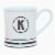 PMI Worldwide Barber Shop Monogrammed Mug - White/Black Perspective: left