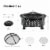 Slickblue Outdoor Fire Pit with BBQ Grill and High-temp Resistance Finish Perspective: left