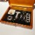 WE Games Old World Wooden Treasure Box with Brass Latch Perspective: left