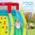 Gymax Inflatable Mighty Water Park Bouncy Splash Pool Climbing Wall w/ 735W Blower Perspective: left