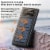 Solar Power Bank 20000Mah Built In 4 Cables Portable Charger W Dual LED Flash Perspective: left