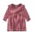 Long Sleeve Dress With Frill Striped Perspective: left