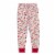 Organic Cotton Two Piece Printed Pajama Set With Deer Perspective: left