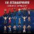 WWE Wrestler Stampers 5pk The Rock Mysterio Becky Lynch Ultimate Warrior PMI International Perspective: left