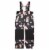 Printed Unicorns Two Piece Snowsuit Black Perspective: left