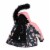 Printed Unicorns Two Piece Snowsuit Coral And Black Perspective: left