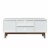 ExBrite TV Stand Wood Modern Entertainment Center Adjustable Storage Cabinet TV Console for Perspective: left