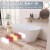 ExBrite 63  Acrylic Free Standing Tub Classic Oval Shape Soaking Tub, Adjustable Freestanding Perspective: left