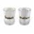 Outlander Collectibles Jamie and Claire Fraser Shot Glasses | Collectors Edition Perspective: left