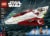 LEGO® Star Wars Obi-Wan Kenobi's Jedi Starfighter Building Set Perspective: left