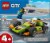LEGO® City Green Race Car Set Perspective: left